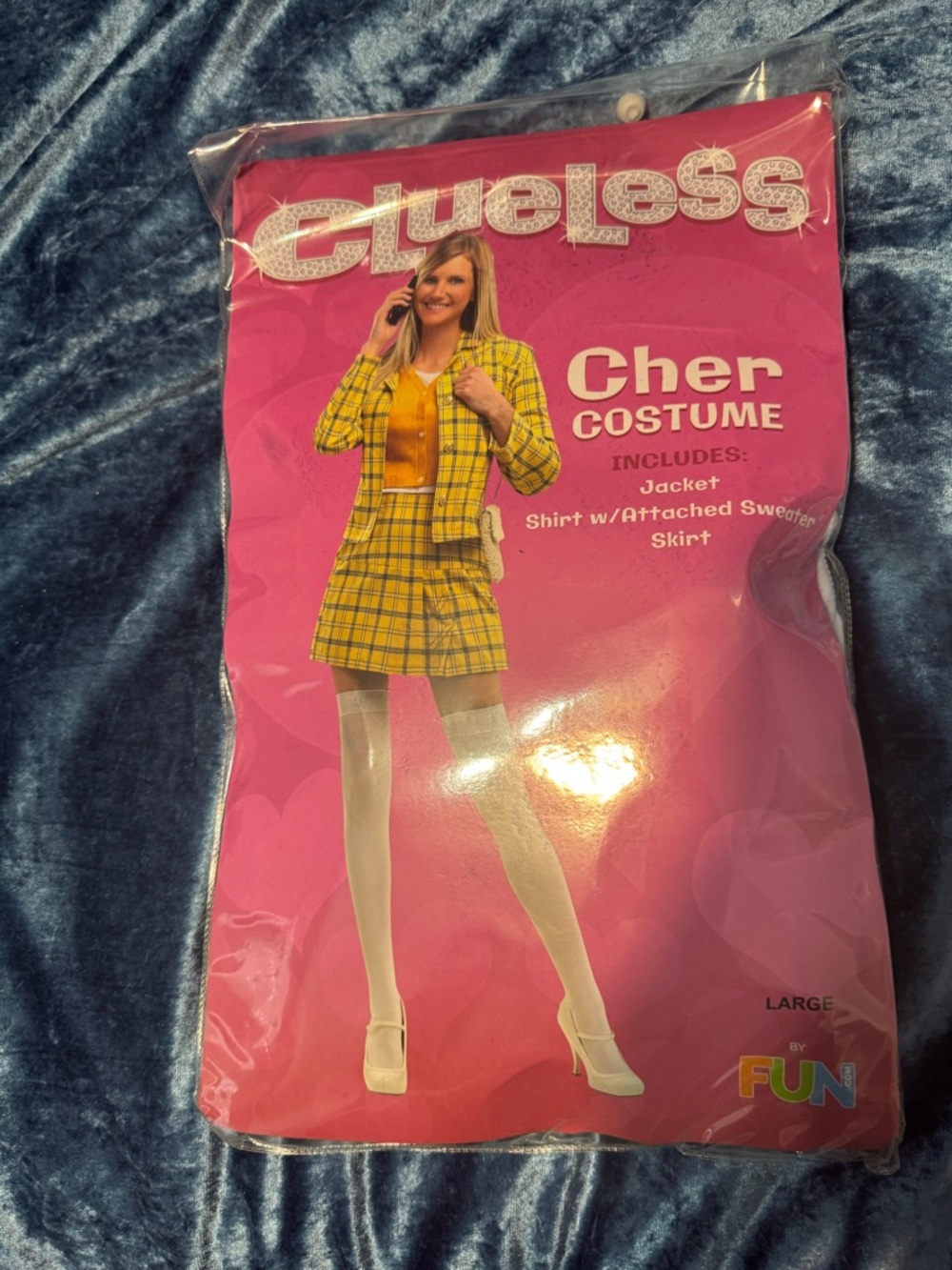 Clueless Cher Costume - Yellow Plaid Jacket & Skirt